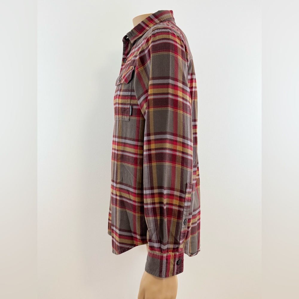 Columbia Omni Wick Plaid Long Sleeve, Button Up Shirt, Men's Size Small - Picture 5 of 10